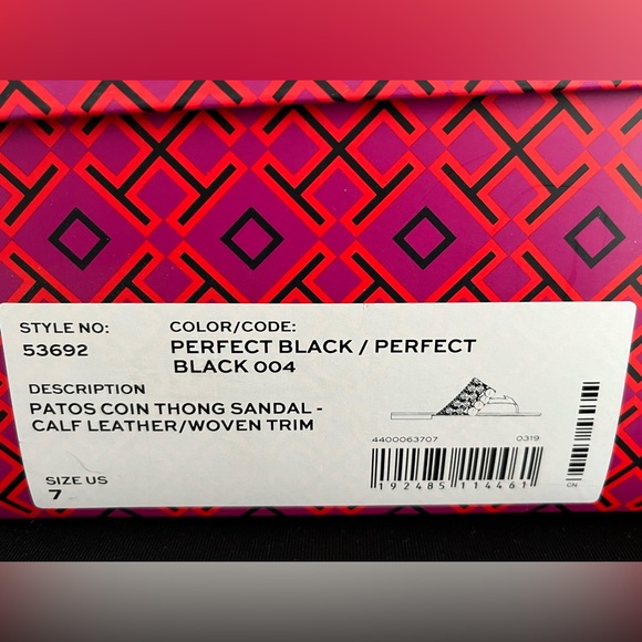 Tory Burch Patos Coin Thong Sandals - New in box - Picture 2 of 9